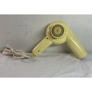 Vintage Sears Yellow Hairdryer Blowdryer 1000 W Watts Tested And Works